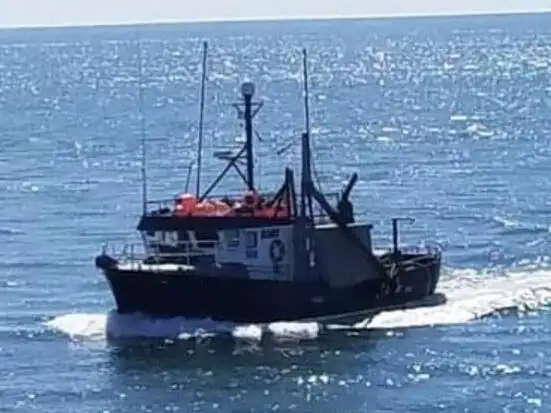 Кораб с парагади за продан